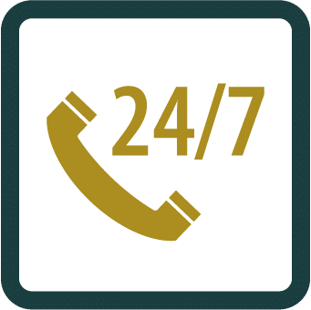 27/7 phone icon